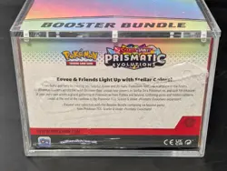 Pokemon TCG S&V Prismatic Evolutions Booster Bundle Display Case w/Acrylic Case - Image 3