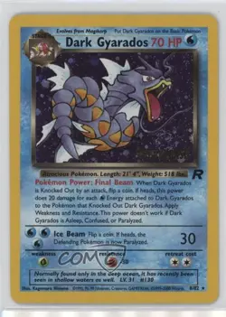 Dark Gyarados (Prerelease Promo) Holo Pokemon Team Rocket #8 2000 - Image 1