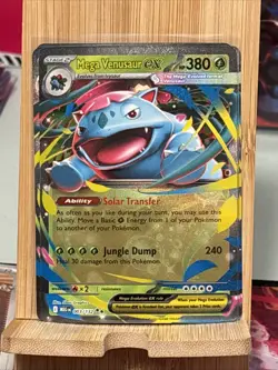 Pokemon TCG Mega Venusaur EX 003/132 Double Rare Mega Evolution NM Condition - Image 1