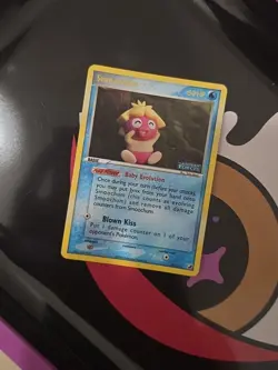 Pokemon TCG Ex Unseen Forces Smoochum 31/115 Stamped Reverse Holo Near Mint - Image 1