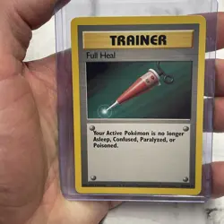 Full Heal - 82/102 - Uncommon - Unlimited - Base Set - Pokemon NM/MT Vtg Trainer - Image 1