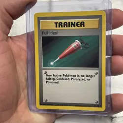 Full Heal - 82/102 - Uncommon - Unlimited - Base Set - Pokemon NM/MT Vtg Trainer - Image 2