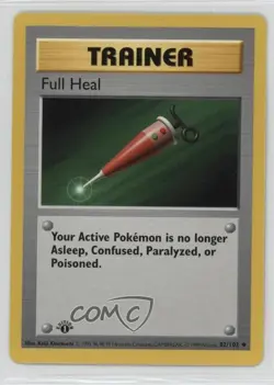Full Heal Shadowless 1st Ed. Pokemon Base Set #82 1999 - Image 1