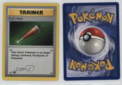 Full Heal Shadowless 1st Ed. Pokemon Base Set #82 1999 - Image 3