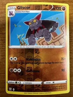 Pokemon - Gliscor - 072/163 - Reverse Holo - Battle Styles - NM/M - New - Image 1