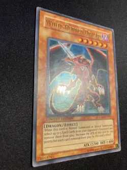 White-Horned Dragon GXNG-EN001 - Ultra Rare - LP - Limited - Image 2