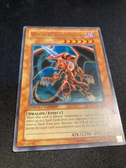 White-Horned Dragon GXNG-EN001 - Ultra Rare - LP - Limited - Image 4