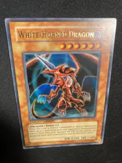 White-Horned Dragon GXNG-EN001 - Ultra Rare - LP - Limited - Image 5