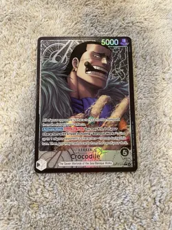 One Piece OP14 OP14-079 L Crocodile Leader - English Foil ALTERNATE ART - Image 1