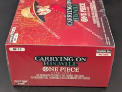Auction #2 One Piece TCG OP-13 Carrying On His Will Booster Box SEALED - Image 4