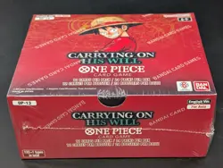 Auction #2 One Piece TCG OP-13 Carrying On His Will Booster Box SEALED - Image 5