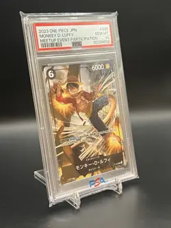 2023 One Piece Jpn. Monkey D. Luffy Meetup Participation P-035. “Not For Sale.” - Image 2