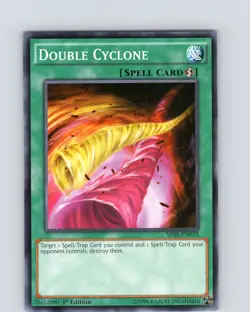 Yu-Gi-Oh TCG Double Cyclone SDSE-EN033 1st Edition Common Card NM - Image 1
