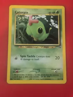 Caterpie MP 53/75 Neo Discovery Pokemon Card - Image 1
