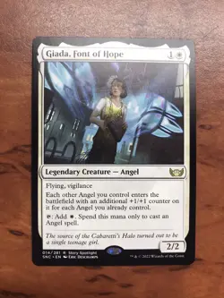 Giada Font of Hope MTG Magic the Gathering Card NM Near Mint New Capenna SNC - Image 1