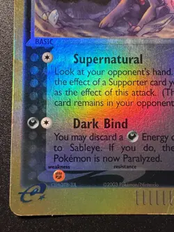 Sableye 10/100 EX Sandstorm Pokemon Card Reverse Holo Foil Rare HP - Image 5