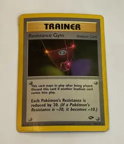Resistance Gym 1st Edition Star Card Gym Challenge 109/132, Regular Rare - Image 1