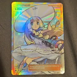 Pokemon TCG Lillie Full Art Holo Trainer-Supporter Card 147/149 SM Base - Image 1
