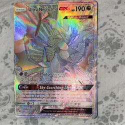 Ultra Necrozma GX Full Art Holo Ultra Rare Pokemon Card SM-Forbidden Light 140/. - Image 1
