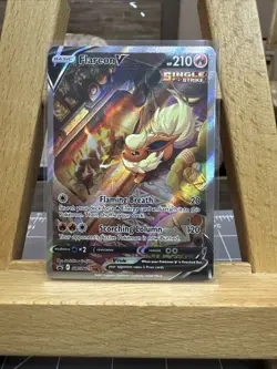 Flareon V SWSH179 SWSH: Sword & Shield Promo Cards Holo NM - Image 1