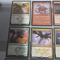 Lot of 20 Dragons RARE & MYTHIC MTG Magic the Gathering Cards Shivan, Foil, Gold - Image 2