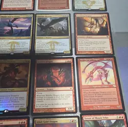 Lot of 20 Dragons RARE & MYTHIC MTG Magic the Gathering Cards Shivan, Foil, Gold - Image 5