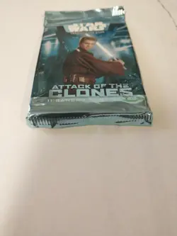 Star Wars Attack of the Clones Trading Card Pack New Sealed Anakin - Image 4