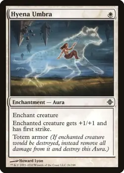 HYENA UMBRA X 4 E/X+ RISE OF THE ELDRAZI MAGIC THE GATHERING - Image 1