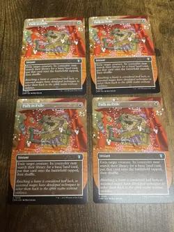 4x Path to Exile Borderless Commander Masters 626 MTG Pack Fresh - Image 1