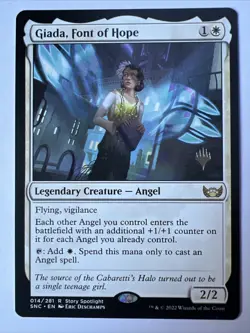 Magic the Gathering - Giada, Font of Hope - Streets of New Capenna PROMO - NM - Image 1