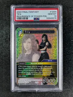 2022 Final Fantasy TIFA Resurgence Of Power Foil Martial Artist #120H ENG PSA 10 - Image 1