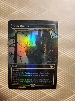 Castle Dracula Foil Land | Innistrad Crimson Vow Buy-A-Box Promo MTG - Image 1