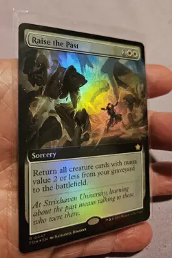 🔥 MTG - Raise the Past - (Extended FOIL) FDN Rare #447 M/NM 🔥 - Image 2
