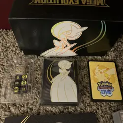 POKEMON TCG MEGA EVOLUTION GARDEVOIR ETB w/ PROMO ACCESSORIES & Hits & Bulk - Image 2