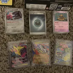 POKEMON TCG MEGA EVOLUTION GARDEVOIR ETB w/ PROMO ACCESSORIES & Hits & Bulk - Image 4