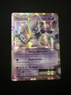 JUMBO Mewtwo EX Oversized Card 2016 Evolutions Promo 52/108 Pokemon - Image 1
