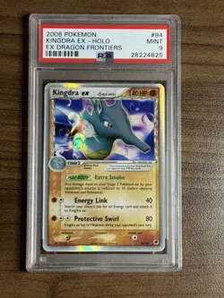 Pokemon Kingdra ex (Delta Species) 94/101 Dragon Frontiers Holo PSA 9 - Image 1
