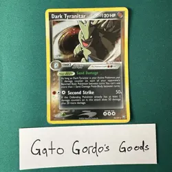 Pokemon TCG -Dark Tyranitar 20/109 - EX Team Rocket Returns Holo Rare - LP - Image 2