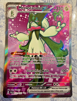 Pokemon TCG Meowscarada ex 231/193 Sv02: Paldea Evolved Holo - Image 1