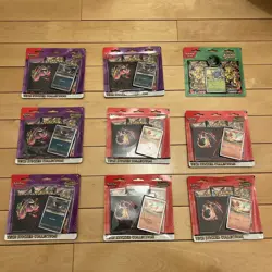 Pokemon TCG Ascended Heroes Tech Sticker Collection Lot of 9 packs 3 styles - Image 2