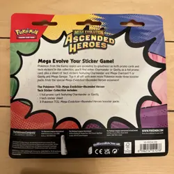 Pokemon TCG Ascended Heroes Tech Sticker Collection Lot of 9 packs 3 styles - Image 3