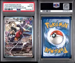 2025 Pokemon Destined Rivals Cynthia’s Garchomp EX #232 Special Rare PSA 8 🤜🤛 - Image 3