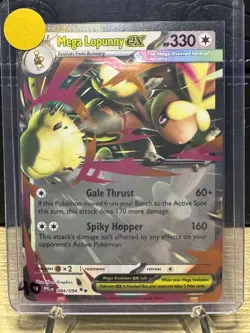 Pokemon TCG Phantasmal Flames Mega Lopunny Ex 084/094 Double Rare Holo NM - Image 1