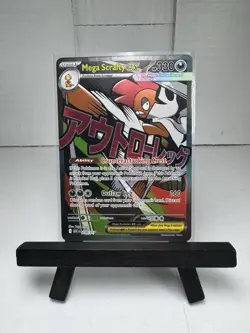 Ascended Heroes Mega Scrafty Ex 270/217 Full Art Secret Rare Pokemon TCG NM+ - Image 1