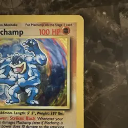 Pokemon TCG Machamp Deck Exclusives 8/102 1st Edition Holo Rare 1999 - Image 4