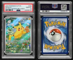 Pikachu (Paldea Adventure Chest) Holo Pokemon Black Star Promo PSA 10 GEM MT - Image 3