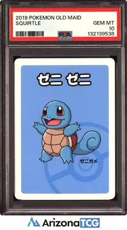 Pokemon 2019 Squirtle Old Maid Japanese GEM MINT PSA 10 - Image 1