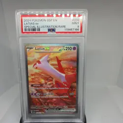 2024 Pokemon Surging Sparks Latias EX #239 PSA 9 - Image 1
