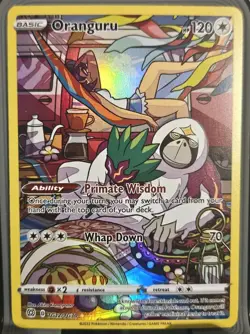 Oranguru Holo Ultra Rare Full Art Pokemon Brilliant Stars Trainer Gallery tg12 - Image 1