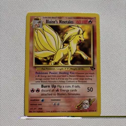 Pokemon TCG Blaine's Ninetales 21/132 Gym Challenge Regular Non-Holo - Image 1